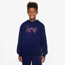 Nike Hoodie Blue Void/Vivid Purple/Metallic Gold 147-158