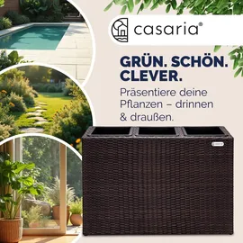 CASARIA Blumentopf 87 x 30,5 x 60 cm braun
