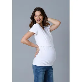 NEUN MONATE Umstandsshirt NEUN MONATE "2er Pack T-Shirts für Schwangerschaft und Stillzeit", Damen, Gr.