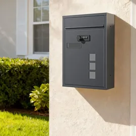 Wiltec Briefkasten Anthrazit