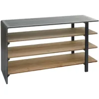 MCW Bücherregal 119 x 72 x 40 cm Braun/Grau