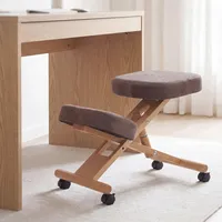MCW Kniestuhl Q46 Holz Braun