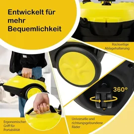 Fantask 2000W Dampfreiniger 1,8L Gelb