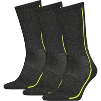 Head Unisex Socken im Pack - Sportsocken, Mesh-Einsatz, einfarbig Dunkelgrau 39-42