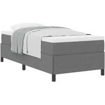 vidaXL Boxspringbett 100 x 200 cm Hellgrau