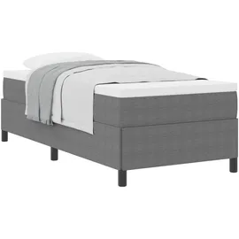 vidaXL Boxspringbett 100 x 200 cm Hellgrau