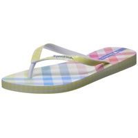 Ipanema Damen SEM IGUAL POP, White/Yellow/Blue, 41.5 EU Schmal