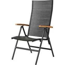 Cinas Gartenstuhl »Mood Position«, BxH: 60 x 111 cm, Aluminium - schwarz