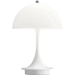 Louis Poulsen Panthella 160 Portable Tischleuchte / Akkuleuchte Acryl opal weiß