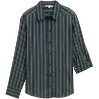 Tom Tailor Damen Bluse mit Muster, blau, Gemustert, Gr.
