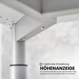 bümö Schreibtisch Nussbaum / Beige