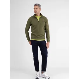 Lerros Sweat-Troyer in Strukturqualität - Aged Olive - S