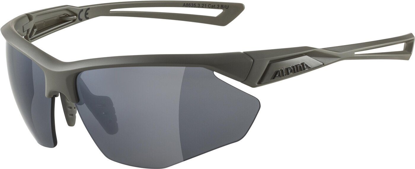 Alpina Sports Sonnenbrille NYLOS HR MOON-GREY MATT