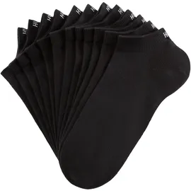 Hugo Herren, Sneakersocken, 6er Pack - UNI Baumwollmischung, Logo schwarz 39-42