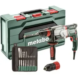 Metabo Multihammer UHE 2660-2 Quick Set mit SDS-plus-Bohrer-/Meißelsatz (10-tlg.); metaBOX 145 L