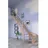 StarWood Raumspartreppe Rhodos 80 cm Buchenholz/Edelstahl