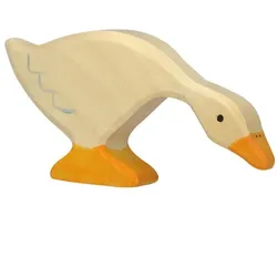 HOLZTIGER Gans, fressend