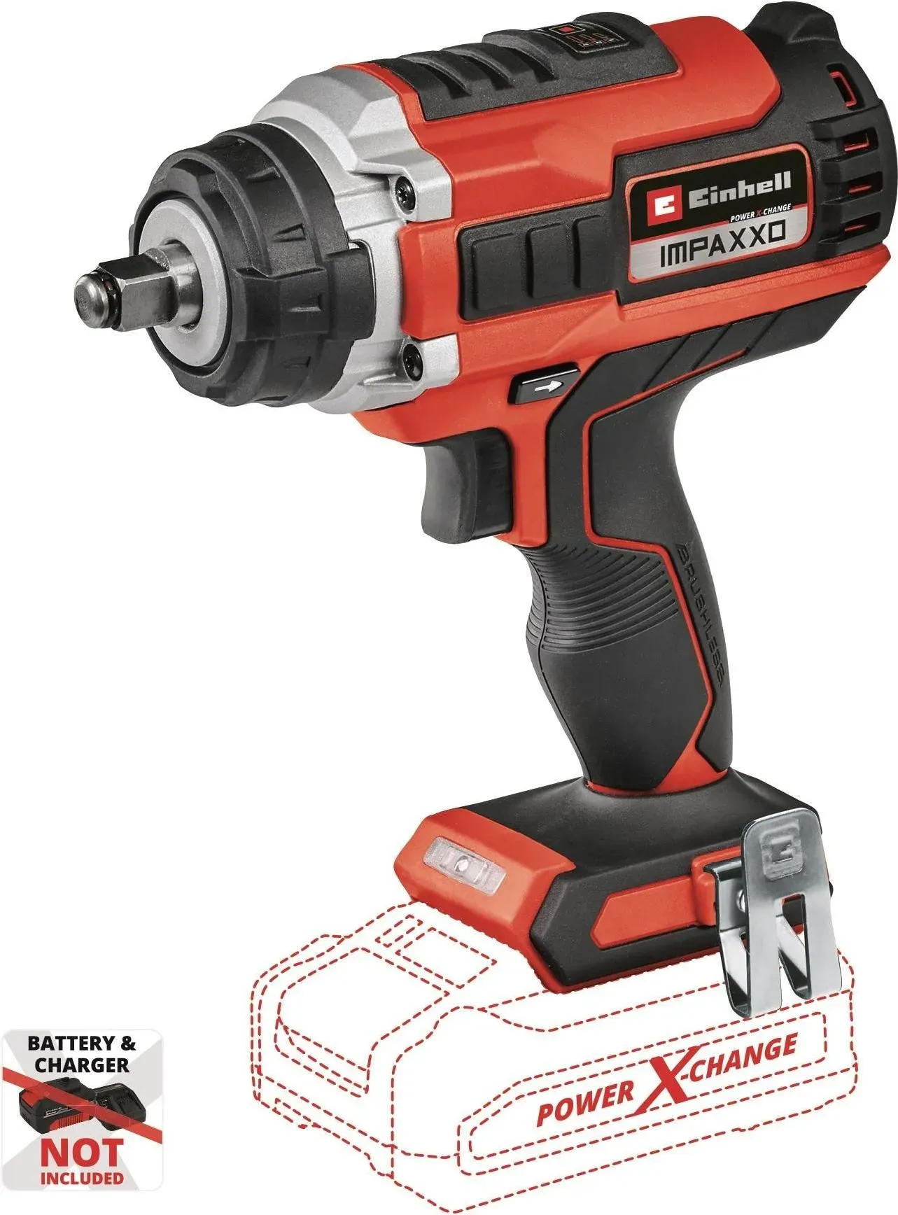 Einhell, Bohrmaschine + Akkuschrauber, Impaxxo 18/400 Solo (Akkubetrieb)