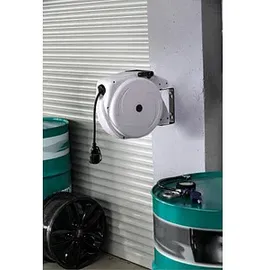 as - Schwabe AS Schwabe 12646 Wandkabeltrommel 10 m Schwarz Schutzkontakt-Stecker