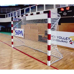 Handballtor zum Einbetonieren aus Stahl ROT No Size