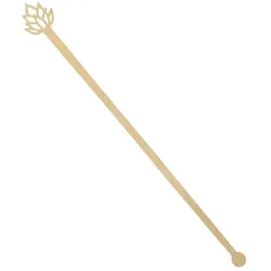 MONOUSO - Bambus Lotusblüte Getränkrührer 18cm (50 Stück)