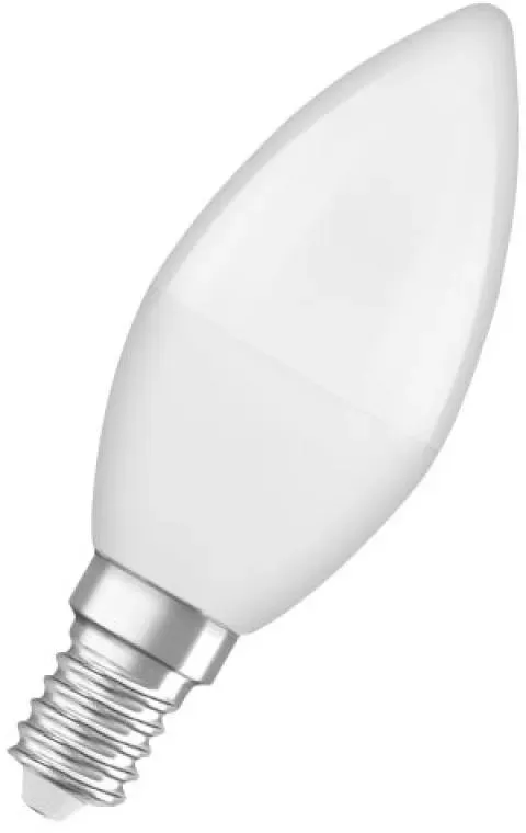 Bellalux E14 LED Leuchtmittel in Kerzenform 25 W Ersatz warmweißes Licht weiß satiniertes Glas