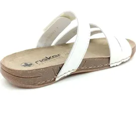 Rieker Damen Pantolette in weiß 40