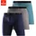 Buffalo Langer Boxer Boxershorts blau/grau S 3er Pack
