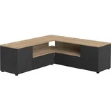 TemaHome Lowboard »ANGLE«, Kommode, ideale Ecklösung, Schenkelmaße: 130x130 cm braun