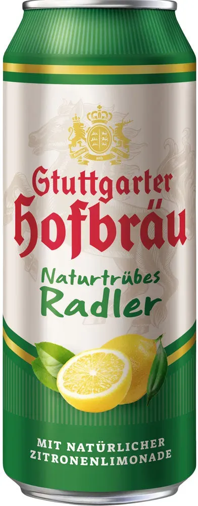 Stuttgarter Hofbräu Naturtrübes Radler Dose 24x 0,5 Liter (EINWEG)