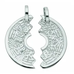 Ketten-Anhänger ADELIA ́S "Damen Silberschmuck", silber, Schmuckanhänger, Damen, Silber 925 (Sterlingsilber), 925 Sterling Silber Silberschmuck für Damen
