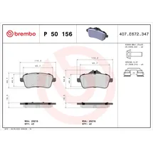 Brembo Bremsbelagsatz, Scheibenbremse