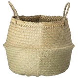 Bloomingville Aufbewahrungskorb natur, Seegras, 40x30 cm Korb Aufbewahrung dänisches Design beige