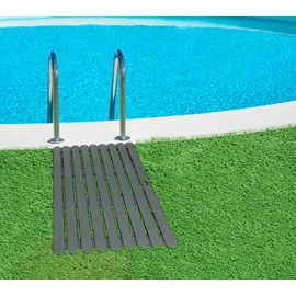 Wenko Badematte Indoor & Outdoor Grau 80 x 50 cm