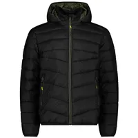 CMP Herren MAN Jacket Snaps Hood nero mel. 54