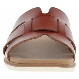 SKECHERS Desert Kiss Low Peak Look Schiebe-Sandalen, Chestnut, 37