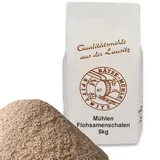 Rätze-Mühle Flohsamenschalen 5kg in Premium Qualität - Zur Unterstützung einer ballaststoffreichen und gesunden Ernährung - geschmacksneutral