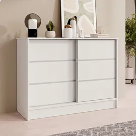 beautysofa MIRELA 101 x 85 x 43,5 cm Weiß