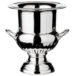 EDZARD Flaschenkühler Queen Anne, mit Griffen, schwerversilbert, Höhe 26 cm, Durchmesser 23 cm