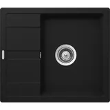 keenberk Victory S580 links Einbauspüle schwarz Excenterbetätigung 580 x 500 mm