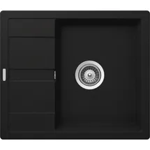keenberk Victory S580 links Einbauspüle schwarz Excenterbetätigung 580 x 500 mm