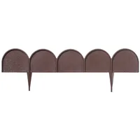 Prosperplast Rasenkante 10x10x0.09 Cm 20 Einheiten - Brown - One Size