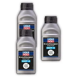 3x 500ml LIQUI MOLY 21156 Bremsflüssigkeit DOT 4 synthetisch Scheiben Trommel