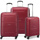 MODO BY RONCATO Galaxy Koffer-Set 3-tlg. rot/dark red