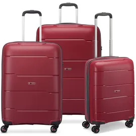 MODO BY RONCATO Galaxy Koffer-Set 3-tlg. rot/dark red