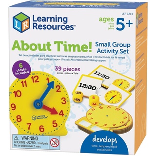 Learning Resources About Time! 6-teiliges Kleingruppen-Aktivitätsset