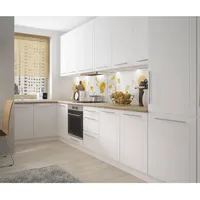 Feldmann-Wohnen Winkelküche L-Form 146 x 365 cm weiß