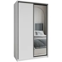 masseno Schwebetürenschrank TAVI 120 x 205 x 60 cm Weiß