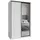masseno Schwebetürenschrank TAVI 120 x 205 x 60 cm Weiß
