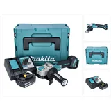 Makita DGA 521 RF1X1J Akku Winkelschleifer 18 V 125 mm X-LOCK Brushless + 1x Akku 3,0 Ah + Ladegerät + Makpac